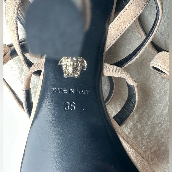 Authentic Versace Medusa Gladiator Stiletto Heels Tribute Icon - Picture 4 of 6